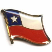 Chile Flag Pins